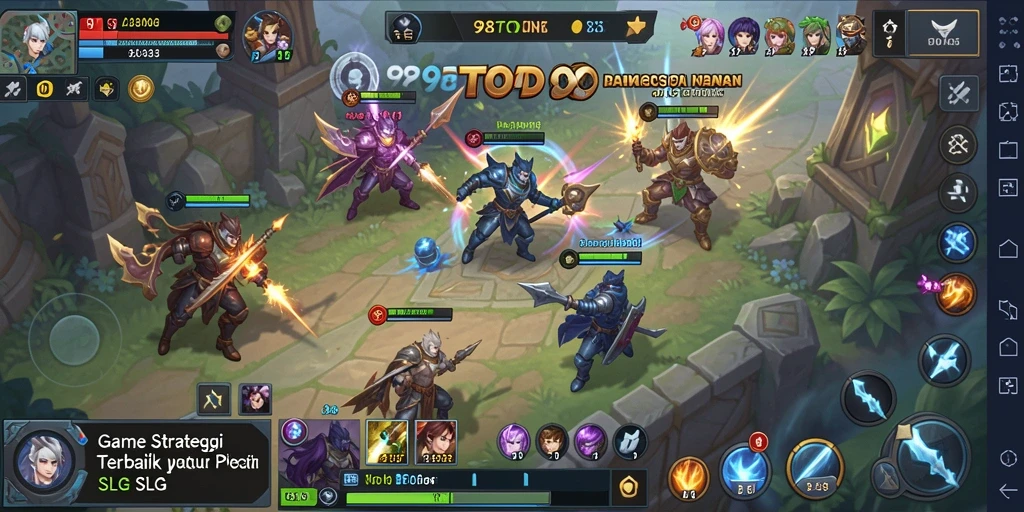Tampilan gameplay SLG yang menarik dan strategis.