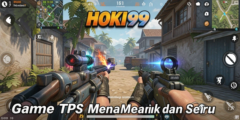 Tampilan gameplay HOKI99 yang mendebarkan dalam aksi TPS.