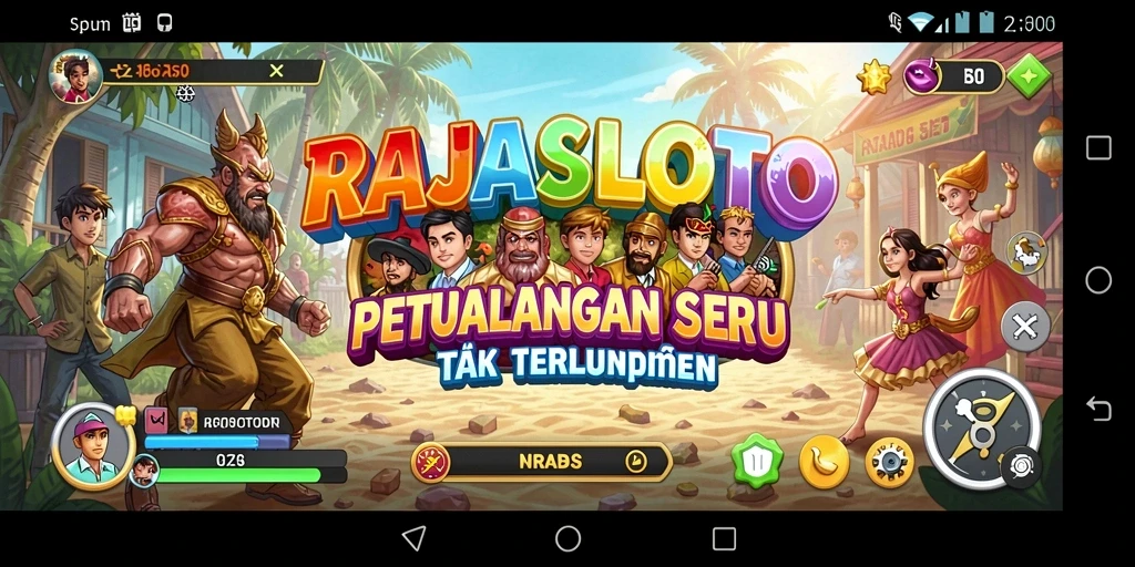 Gameplay seru dan menantang di RAJASLOTO.