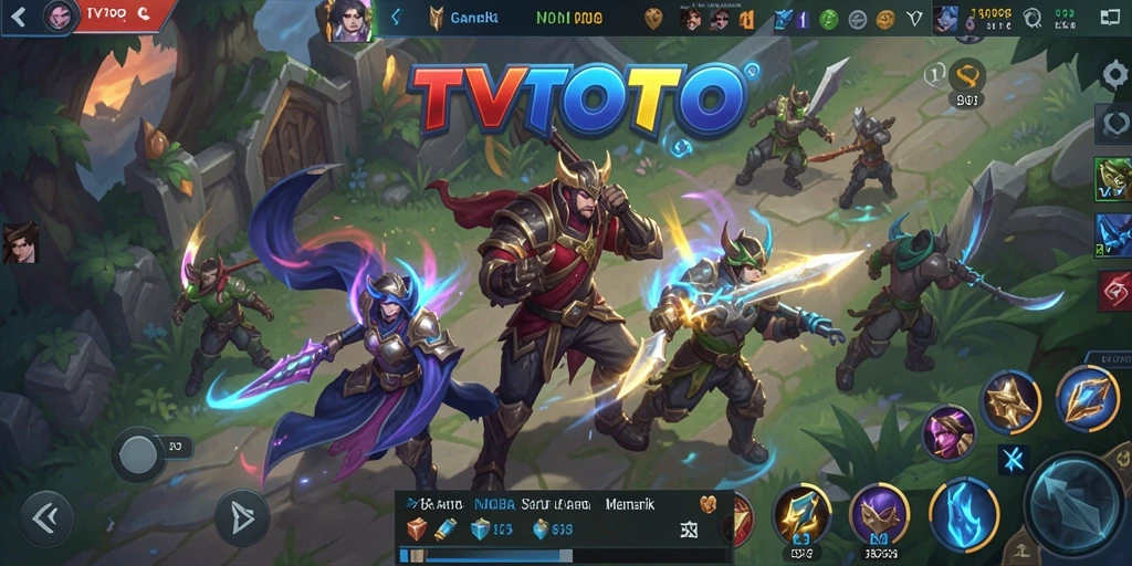 Gameplay seru di TVTOTO dengan aksi bertarung yang mendebarkan.